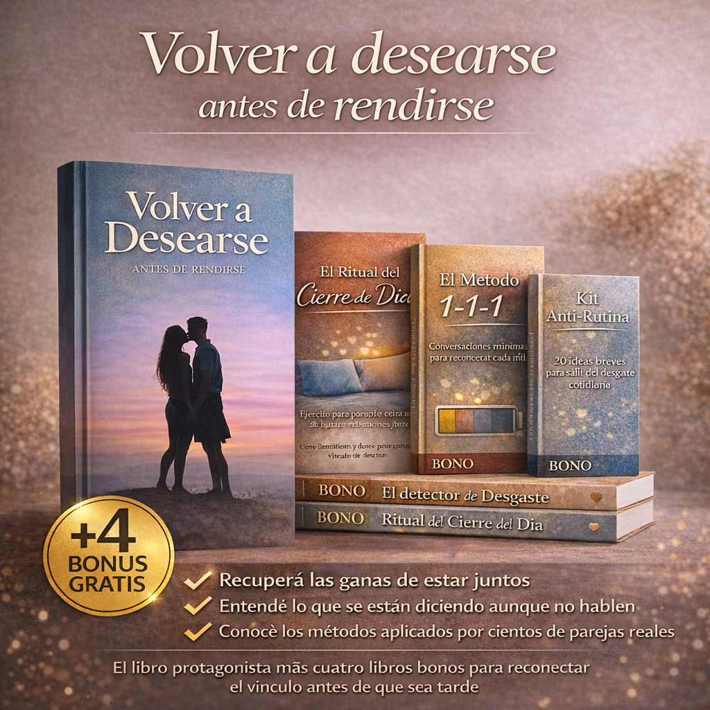 Volver a desearse + 4 Bonos. Una guía práctica para recuperar tu relación